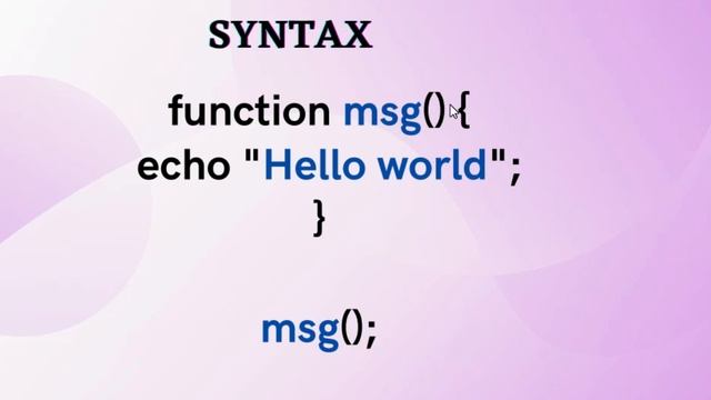 Php Functions| Php Course| Video#24| Functions in php| Grow Your Skills
