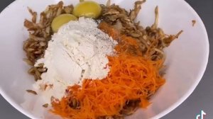 рецепт# ОЛАДЬИ ИЗ БАКЛАЖАНА