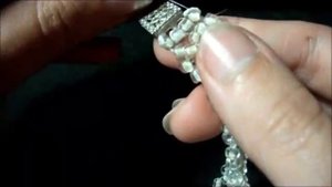 Как сделать застежку  на браслет из бисера.flv
