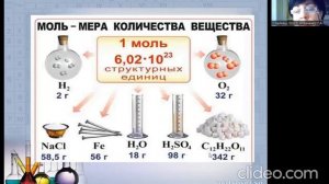 Химия. Тема: «Количества вещества. Моль. Молярная масса»