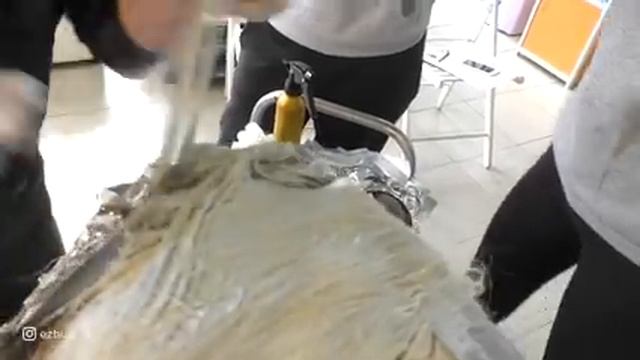 Окрашивание ЛЕДЯНОЙ БЛОНД из желтого в холодный.