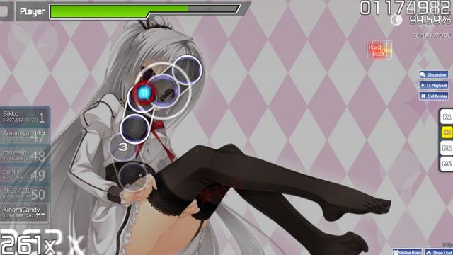 osu! Sakakibara Yui - Scarlet (Short Ver.) [Insane] +Hidden & HardRock смотреть онлайн