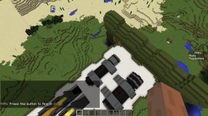 Винтовка M4A1 в Minecraft.