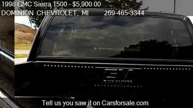 1998 GMC Sierra 1500 Z71 OFF ROAD 4x4 Ext. Cab - for sale in смотреть онлайн