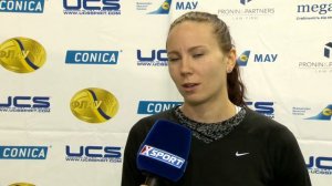 Легкая атлетика. Зимний ЧУ-2017. Сумы. Оксана Окунева, золото, прыжки в высоту. 18/02/2017