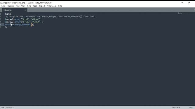 Array_Merge Vs Array Combine Php Array Functions