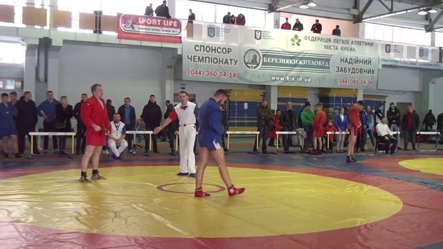 Фещенко Юрий - Чуланов Роман. -100 кг.Чемпионат г . Киева по борьбе самбо. 17 января 2016. смотреть онлайн