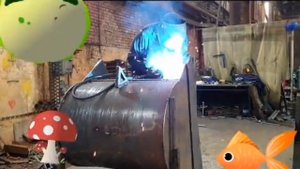 сварка ковша экскаватора