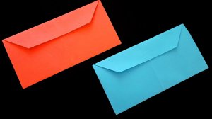 Как сделать конверт из бумаги своими руками. Простая схема без клея и ножниц