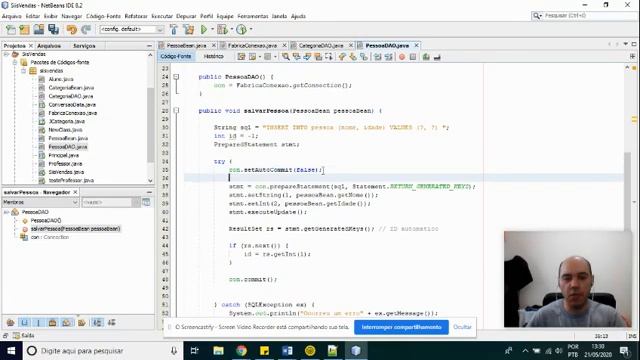 Java - utilização de JavaBean e DAO - Parte 4 смотреть онлайн