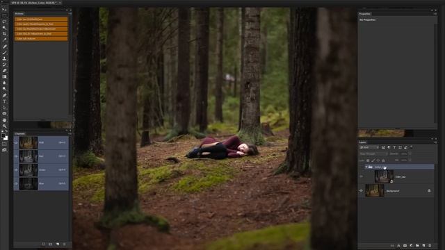 Marat Safin. Выпуск #1. Смешивание каналов a и b в цветовом пространстве Lab. Adobe Photoshop.