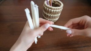 Обзор крючков для вязания из трикотажной пряжи