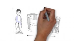 Детская круглая и овальная кроватка трансформер Дрема