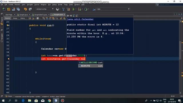 Hướng dẫn tạo đồng hồ bằng Java Swing смотреть онлайн