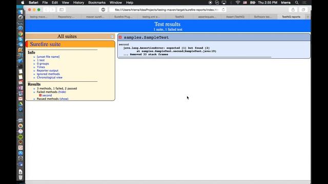 testNg+maven #2: run sample test смотреть онлайн