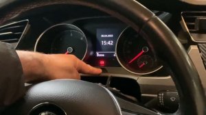 VW Touran 2016 service & Inspection reset