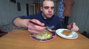 МУКБАНГ/АСМР КАРТОШКА С ЛУКОМ/ ГОРБУША КОНСЕРВИРОВАННАЯ/БУТЕРБРОДЫ/ EATING/ASMR/Mukbang#333