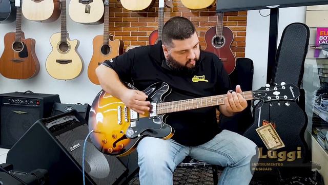 Guitarra Epiphone ES-335 DOT - (Demonstração) смотреть онлайн