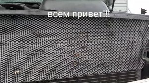 Вольво хс90 защита радиатора в деле!для тех кто ещё не решился.