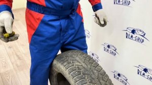 Дошиповка зимних шин Дошипун VER.PRO Rem-ship как зашиповать шину своими руками