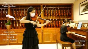 Stefano Conia "il Giovane"_ N20281_ 4/4_ Italian violin 2021_ duet