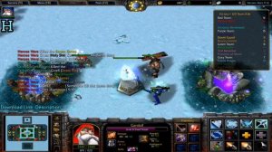 Warcraft 3 Gameplay Map Heroes Wars 9 AI - Gandalf Dwarf Sniper - Kill Heroes 83 Rampage