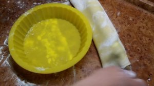 Песочный пирог с лесной черникой =)