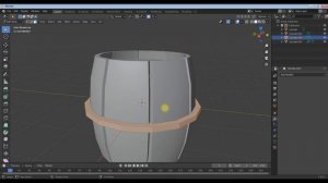 Blender 2.9 Моделирование Low Poly бочки