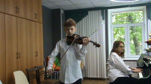 Георгий Заболотнев, 8й класс скрипка, выпускной экзамен