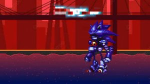 Мини-батл Меха-соник против Шедоу