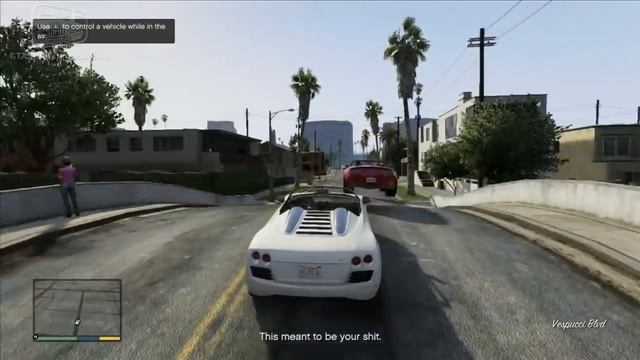 GTA 5 - Intro & Mission #1 - Franklin and Lamar [100% Gold Medal Walkthrough] смотреть онлайн