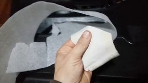 Как зашумить двери ауди 80, опять ромбики