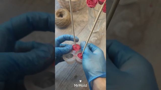 Форма для шоколадных роз "Роза мини", букеты из шоколада обучение демолдинг Роза мини смотреть онлайн