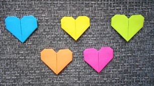 Как сделать сердце из бумаги ❤️ Оригами сердце.mp4