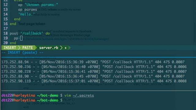Facebook Messenger Bot - Ruby Talk - CoderSchool & ConceptualCode смотреть онлайн