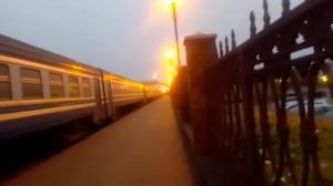 ТЭП70-БС с поездом 634 Коммунары Гродно прибывает на станцию Могилёв-1