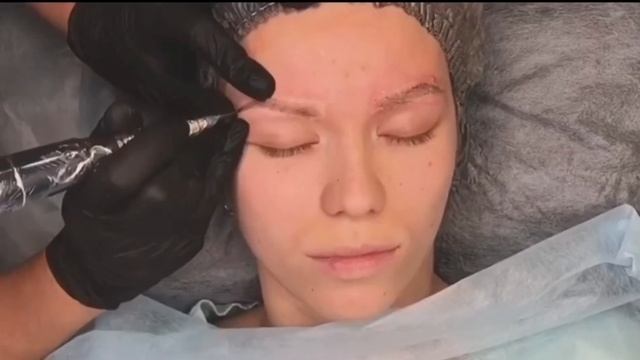 Пудровые брови процесс создания