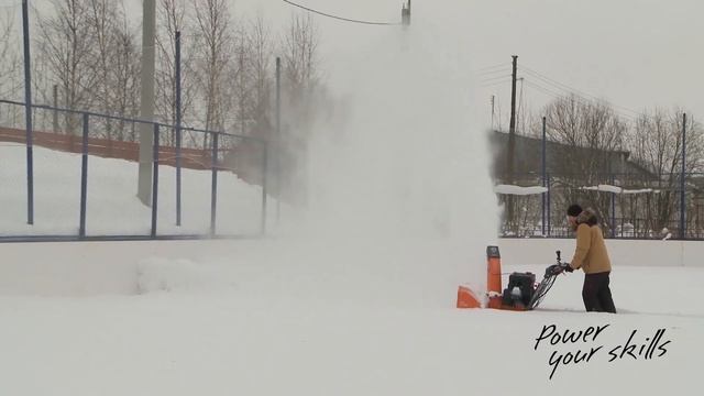 Снегоуборщик бензиновый Daewoo DAST 1590 смотреть онлайн