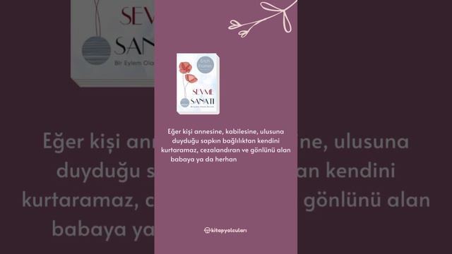 Erich Fromm- Sevme Sanatı #kitapalıntısı #kitapönerisi #sevmesanatı #erichfromm