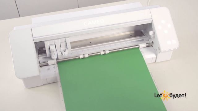 Cameo Pro Silhouette режущий плоттер. Загрузка материала смотреть онлайн