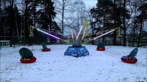 В кинешемском парке отдыха появился новый зимний аттракцион