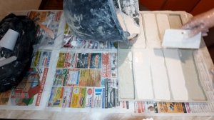 Декоративный камень (старый кирпич) своими руками из гипса и воды