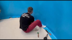 Ремонт каркасного бассейна. Отделка каркасного бассейна Лайнером