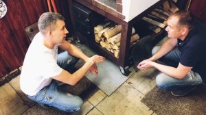 Обзор готовой русской печи "Емелины Печи" с мангалом и коптильней