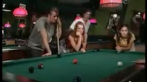Бильярд - Интересный момент из сериала Дикий Ангел с Милли и Иво.