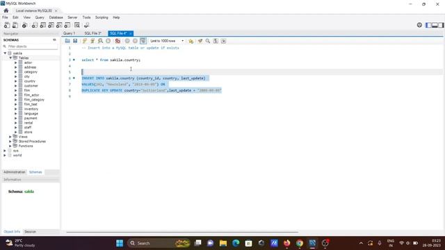 If exists then update else insert - mysql смотреть онлайн