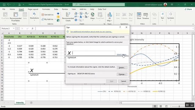 How to Insert a Digital Signature in Excel | Signature Line in Excel смотреть онлайн