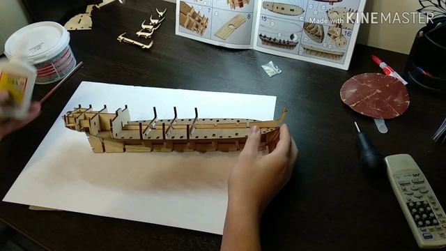 Бригантина "Феникс", каркас корпуса. #2 выпуск смотреть онлайн