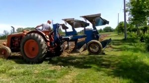Landini R6000 e fiat 80R aratura