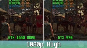 GTX 1650 DDR6 VS GTX 970 Q4 2021 Gaming Benchmark 1080P WIN 11!
